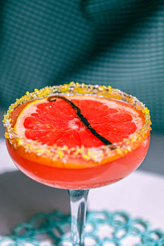 Greyhound With Homemade Andapa Vanilla Infused Vodka
