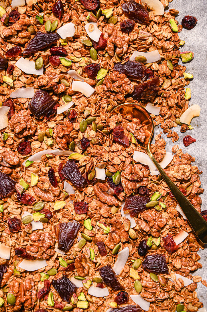 Home Baked Granola With True Cinnamon & Vanilla