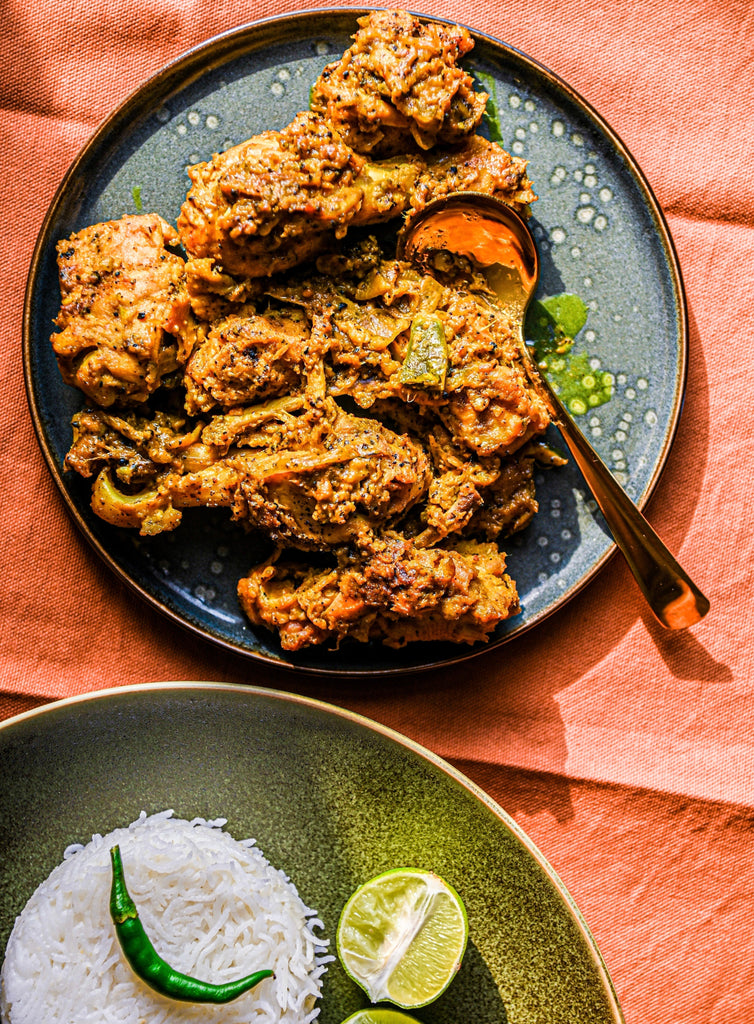 Homemade yogurt chicken with Lakadong Turmeric & Black Pepper
