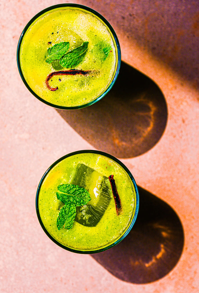 Cucumber Lime Vanilla Mint Agua Fresca