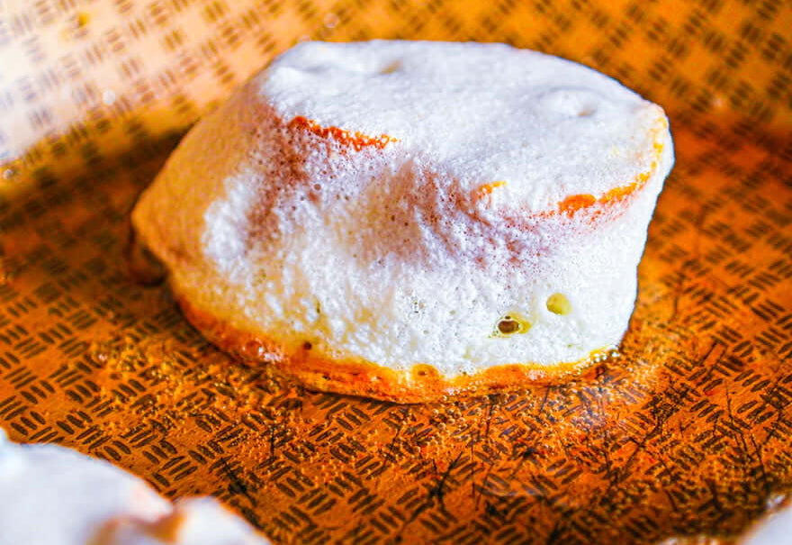 Mexican Torrejas with Spiced Piloncillo Syrup