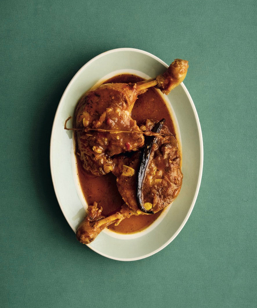 Priya Mani's Bourbon Vanilla-Braised Creole-Style Duck