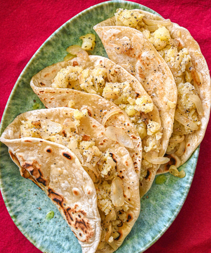 Alissa's Qistibi - Tatar Potato Flatbread
