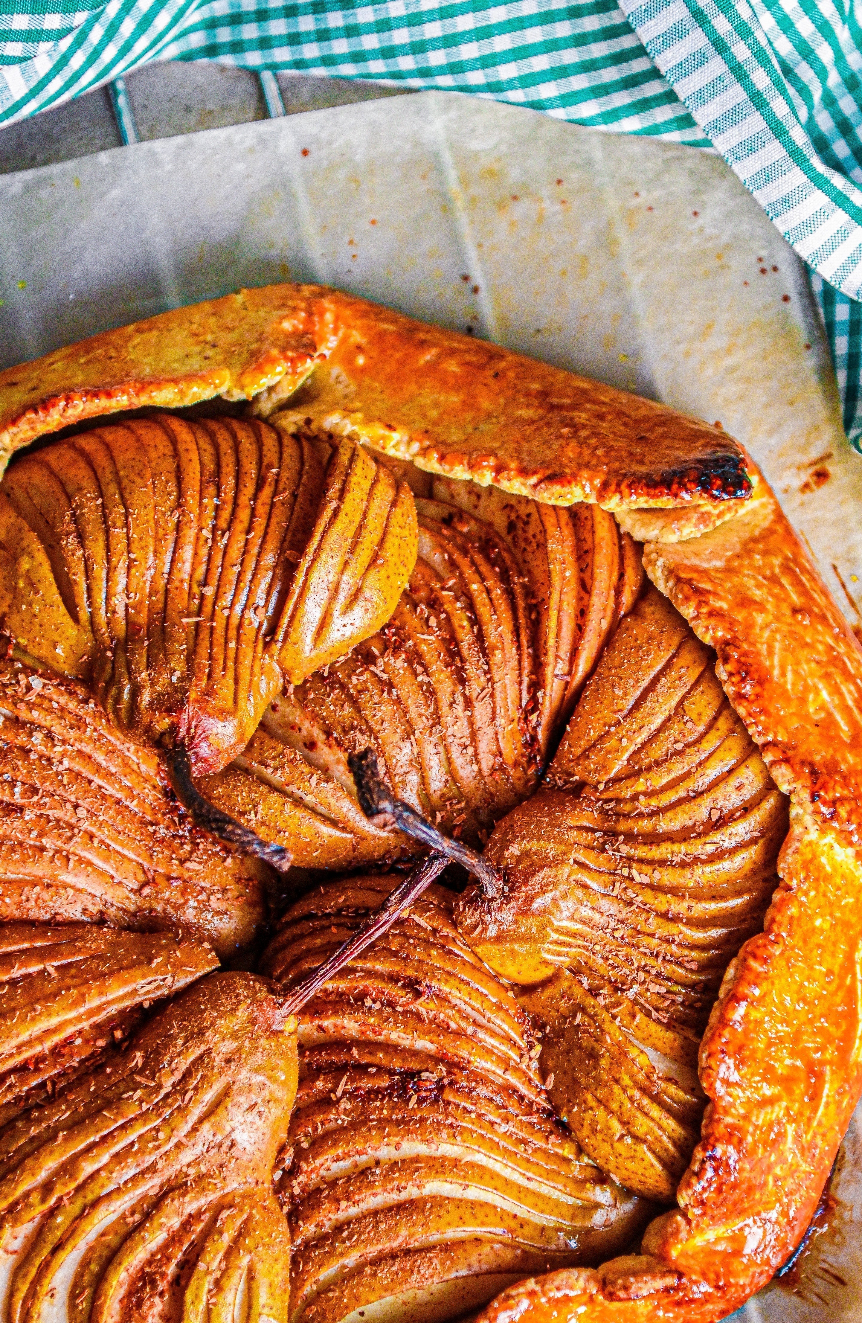 Kandy Cinnamon Pear Galette