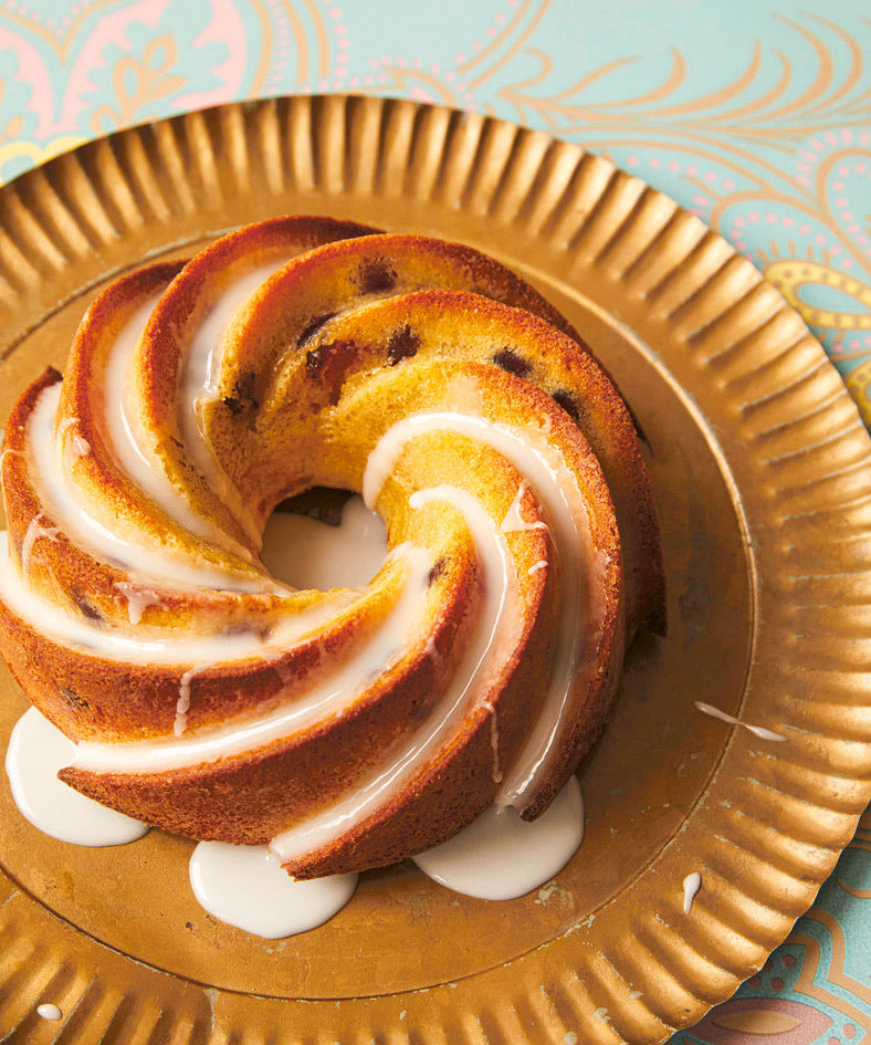 Cardamom, Marzipan & Cherry Bundt