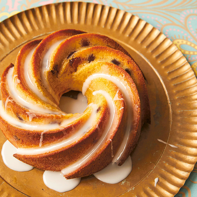 Cardamom, Marzipan & Cherry Bundt