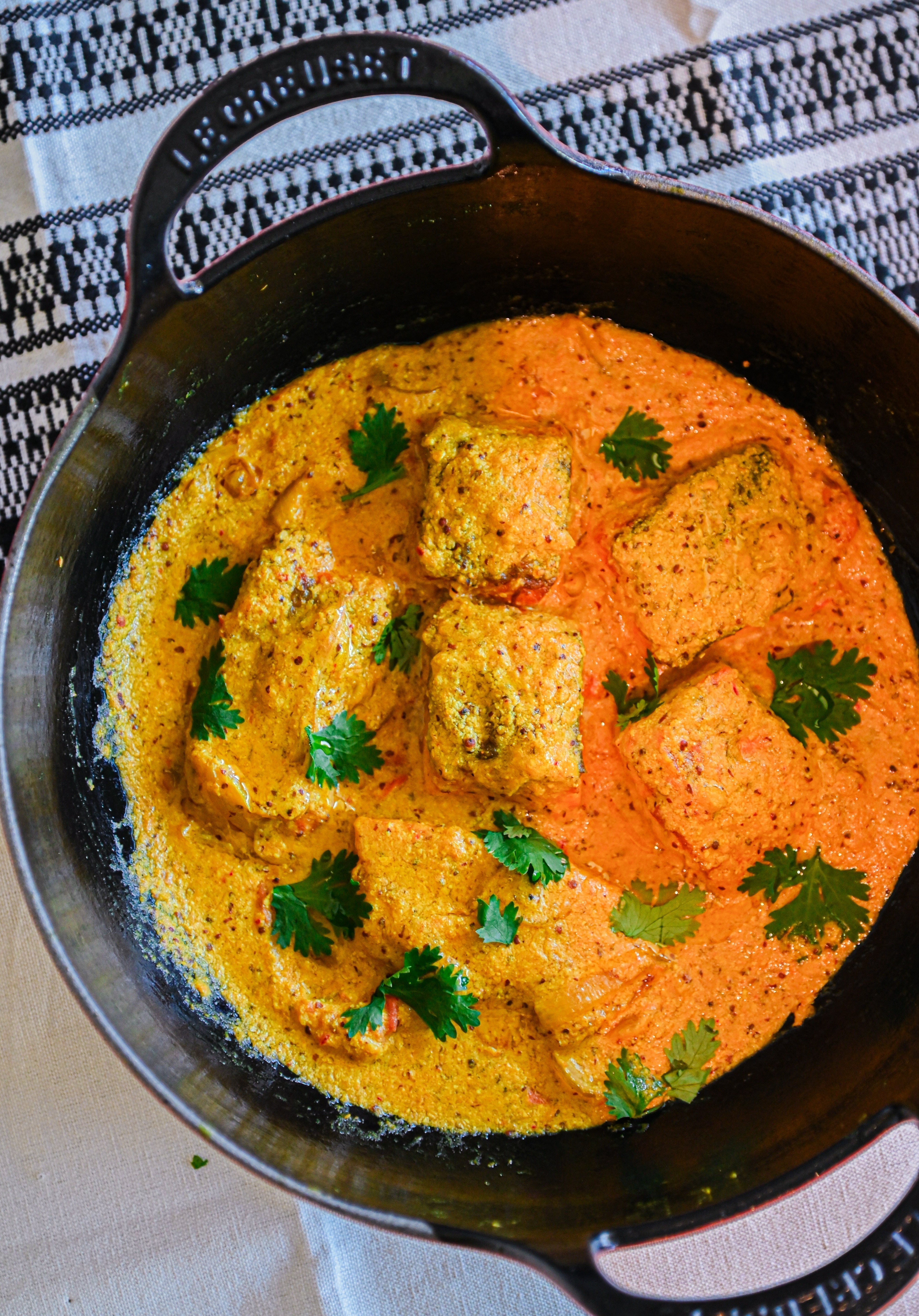 Shorshe Salmon (in Turmeric & Mustard Seeds Paste)