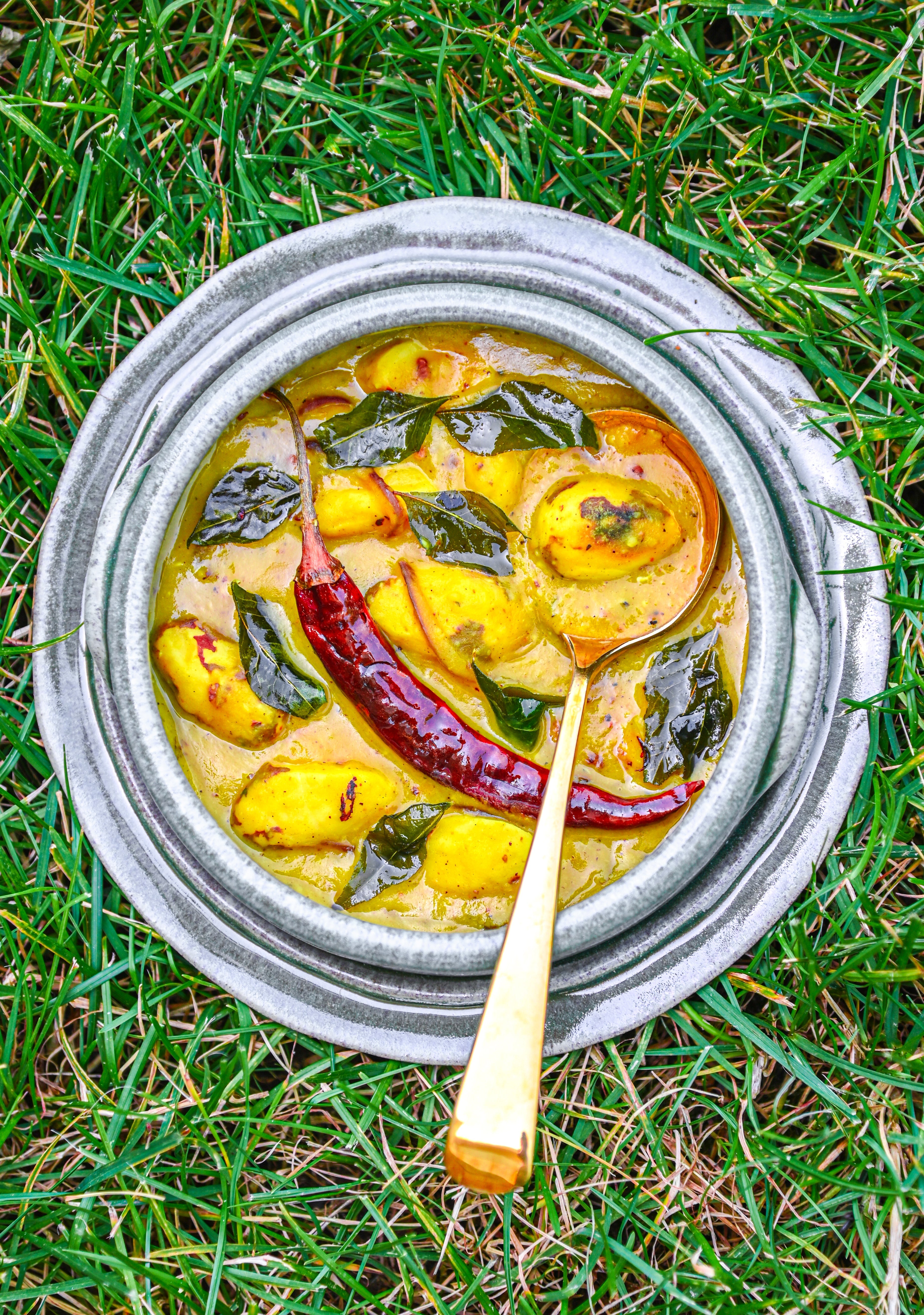 Toor Dal with Jackfruit Seeds, Curry Leaves & Ghee