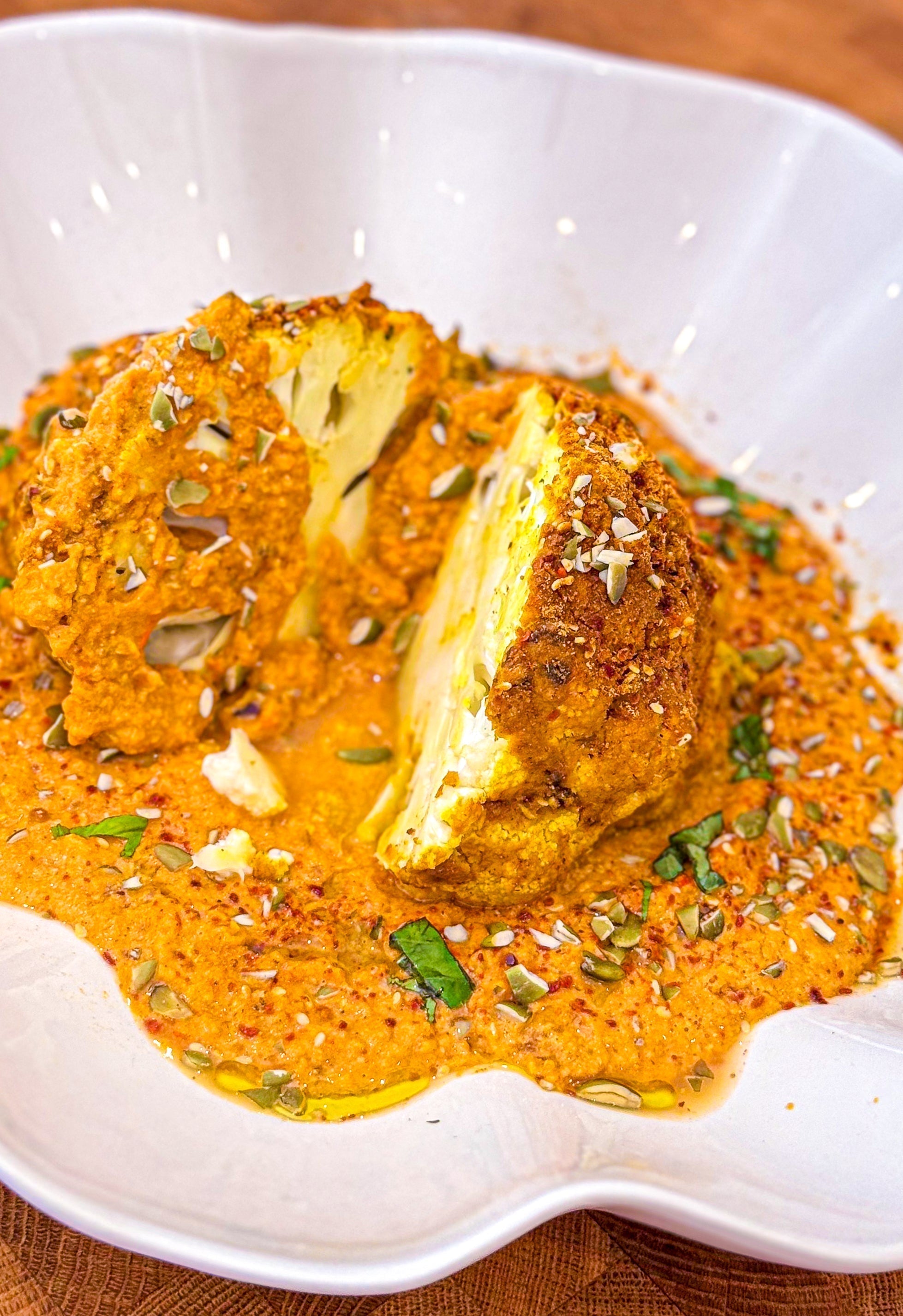 Lerato's Suya Roasted Cauliflower
