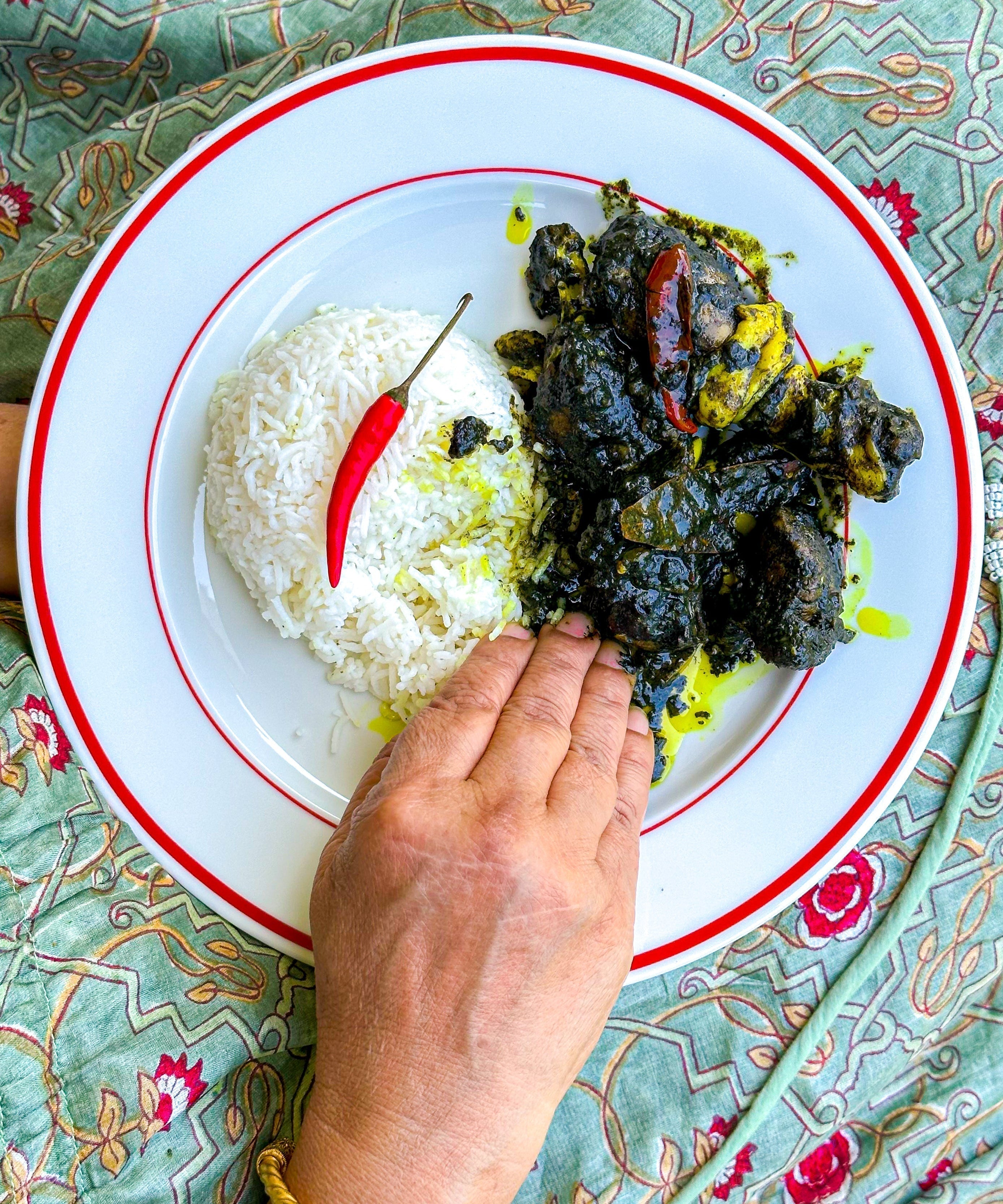 Til Diya Murgi ~ Country Chicken with Black Sesame & Whole Spices