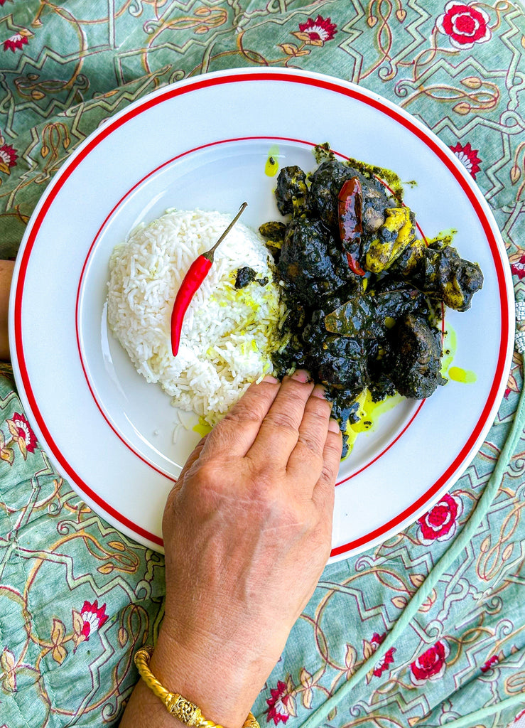 Til Diya Murgi ~ Country Chicken with Black Sesame & Whole Spices