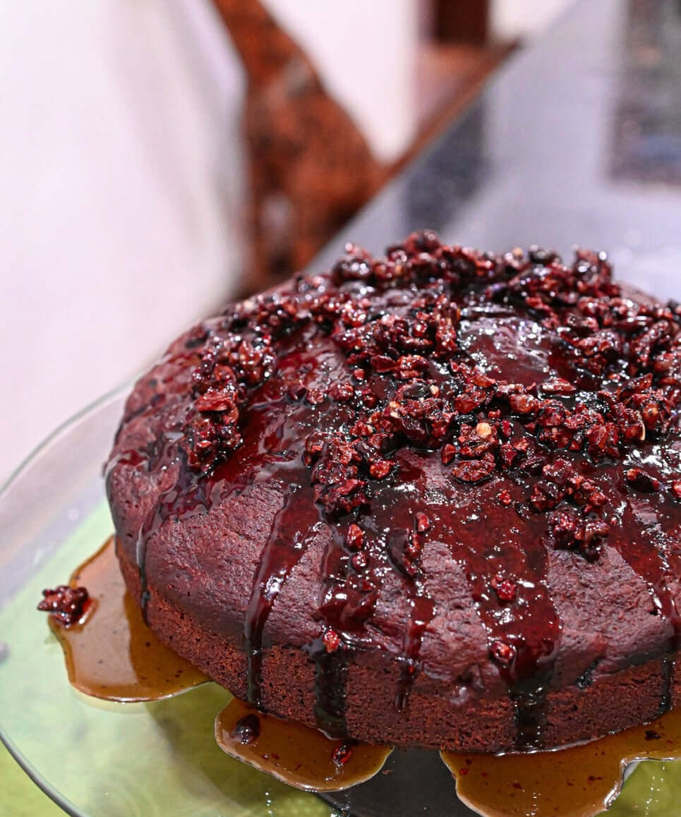 Date & Cranberry Cake With Warm Spices