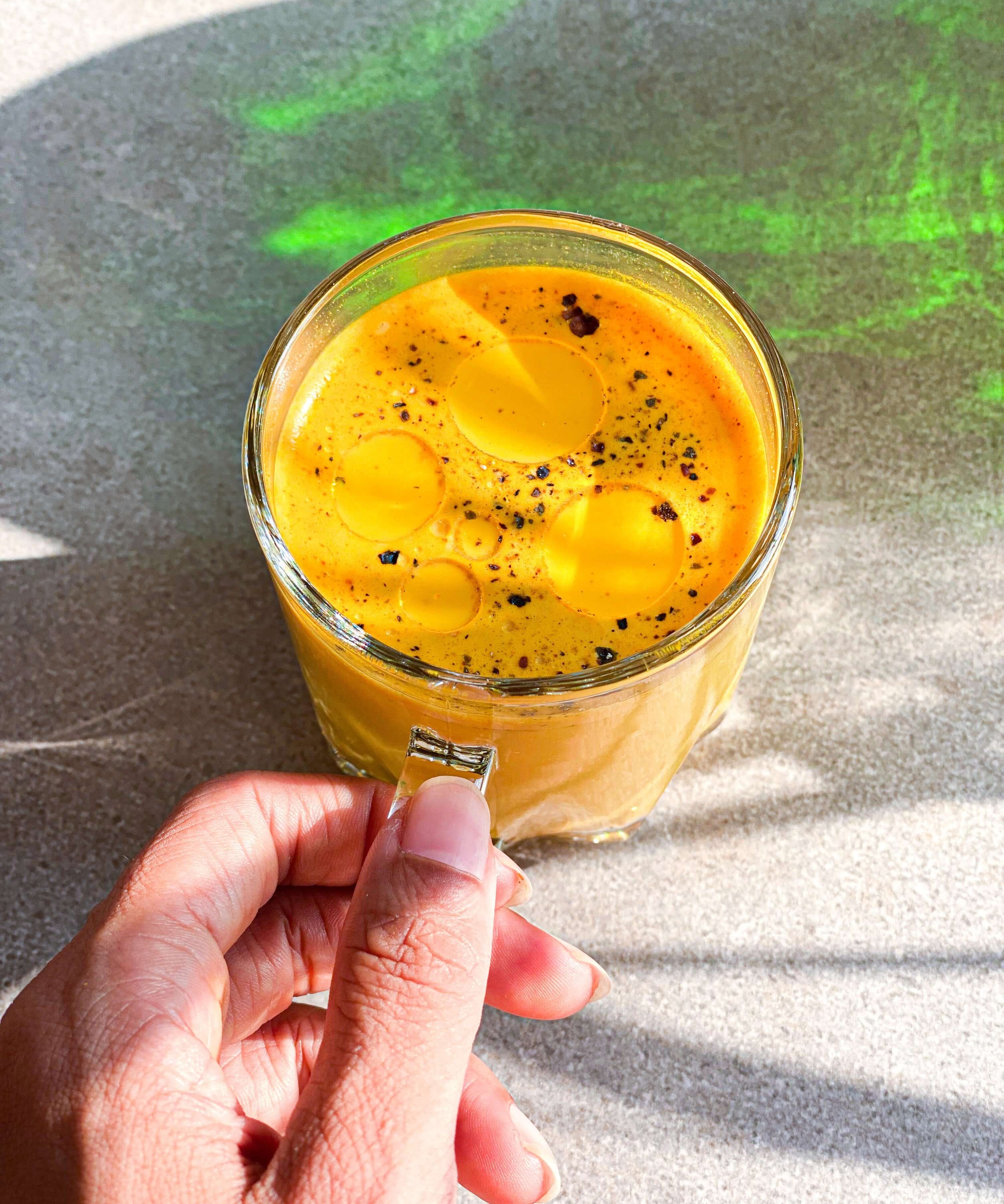 Golden Milk Latte ~ Haldi Doodh