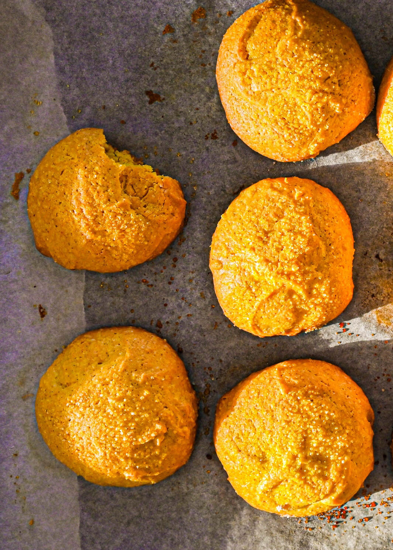 Lakadong Turmeric & Vanilla Cookies