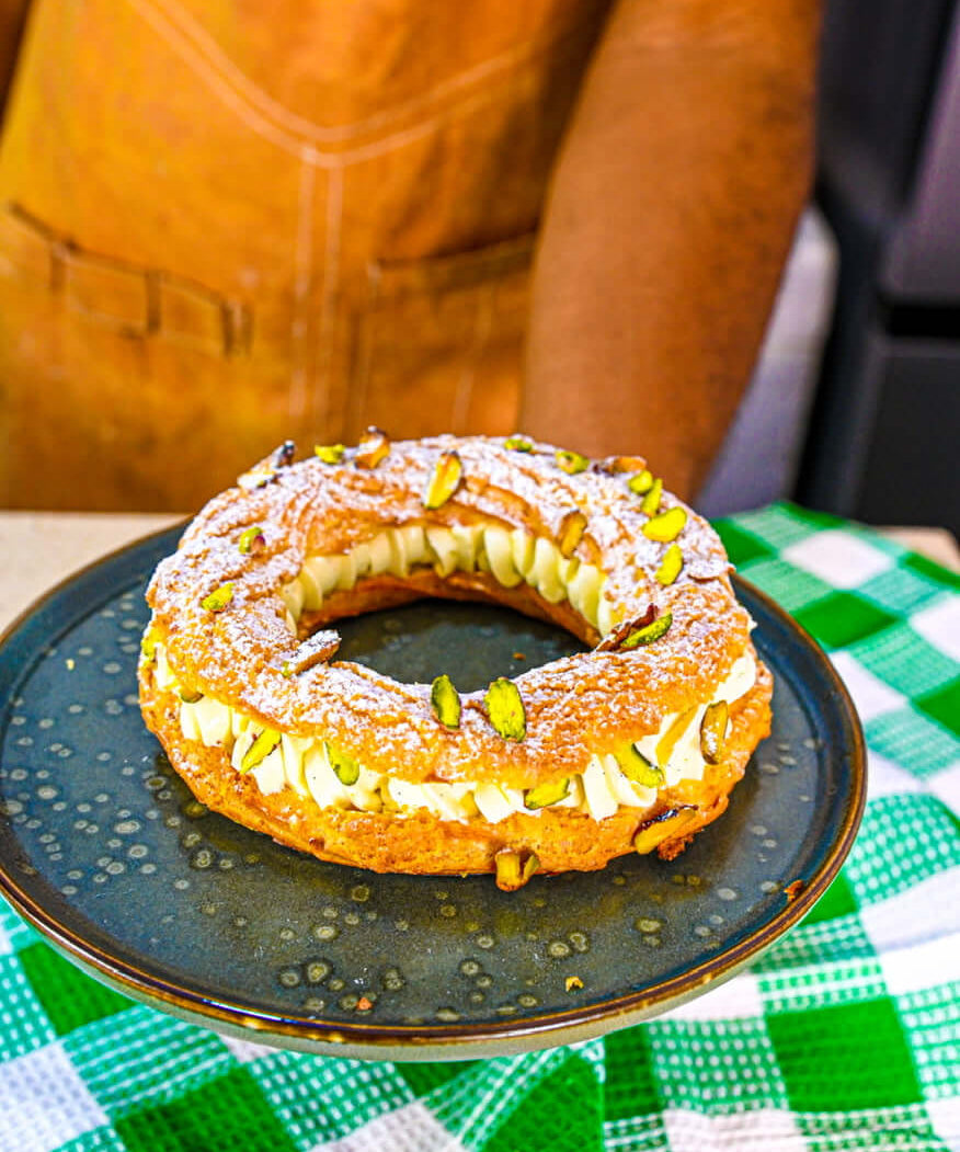 Paris-Brest with Vanilla Bean Mousseline Crème